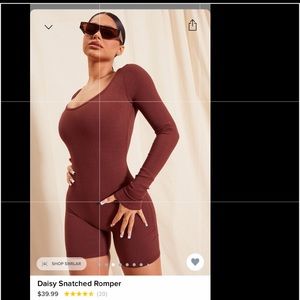 Daisy snatched romper